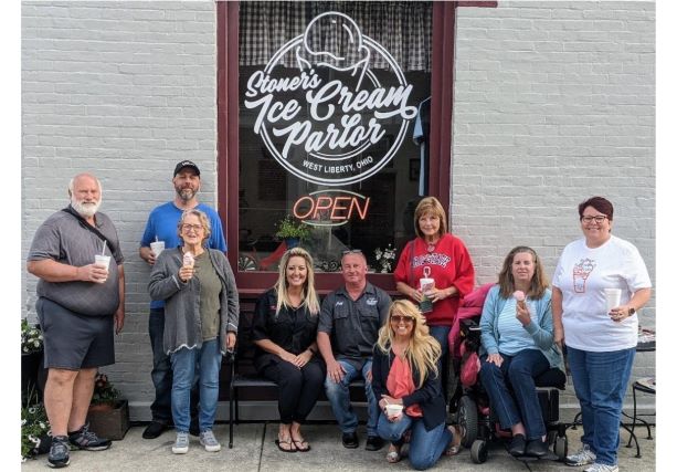 West Liberty Council at Stoner's Ice Cream Parlor
