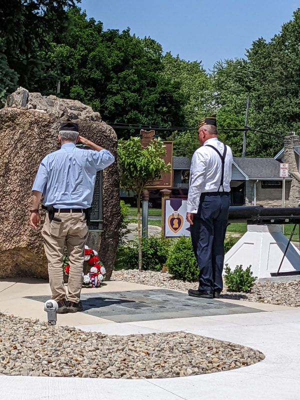 West Liberty Ohio Purple Heart Veterans Memorial