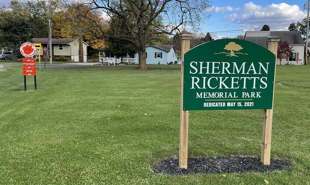 Sherman Ricketts Memorial Park West Liberty, Ohio