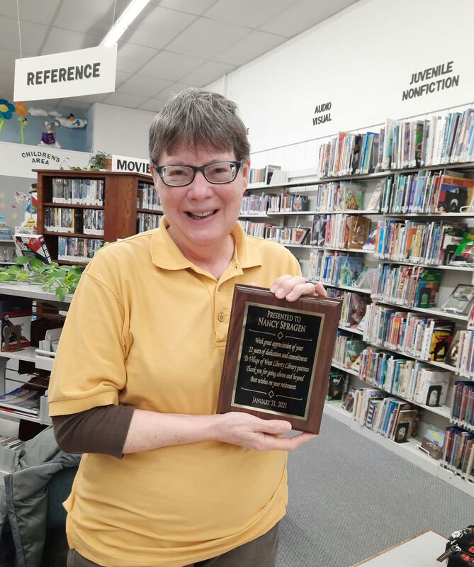 West Liberty Librarian Nancy Spragen